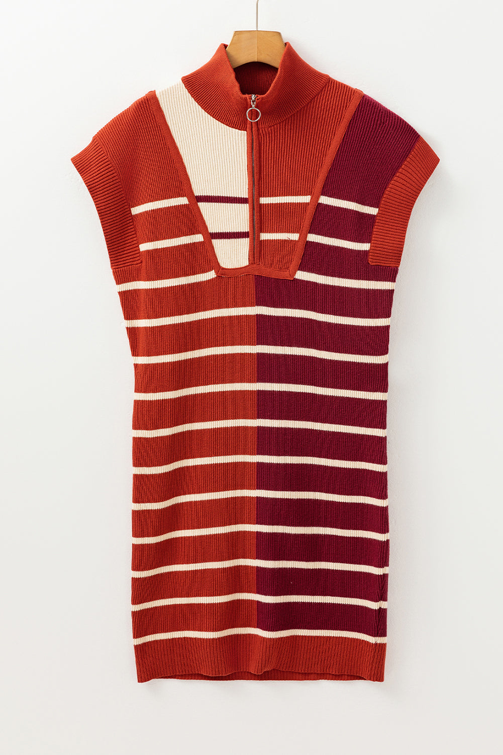 Quarter Zip Sweater Dress