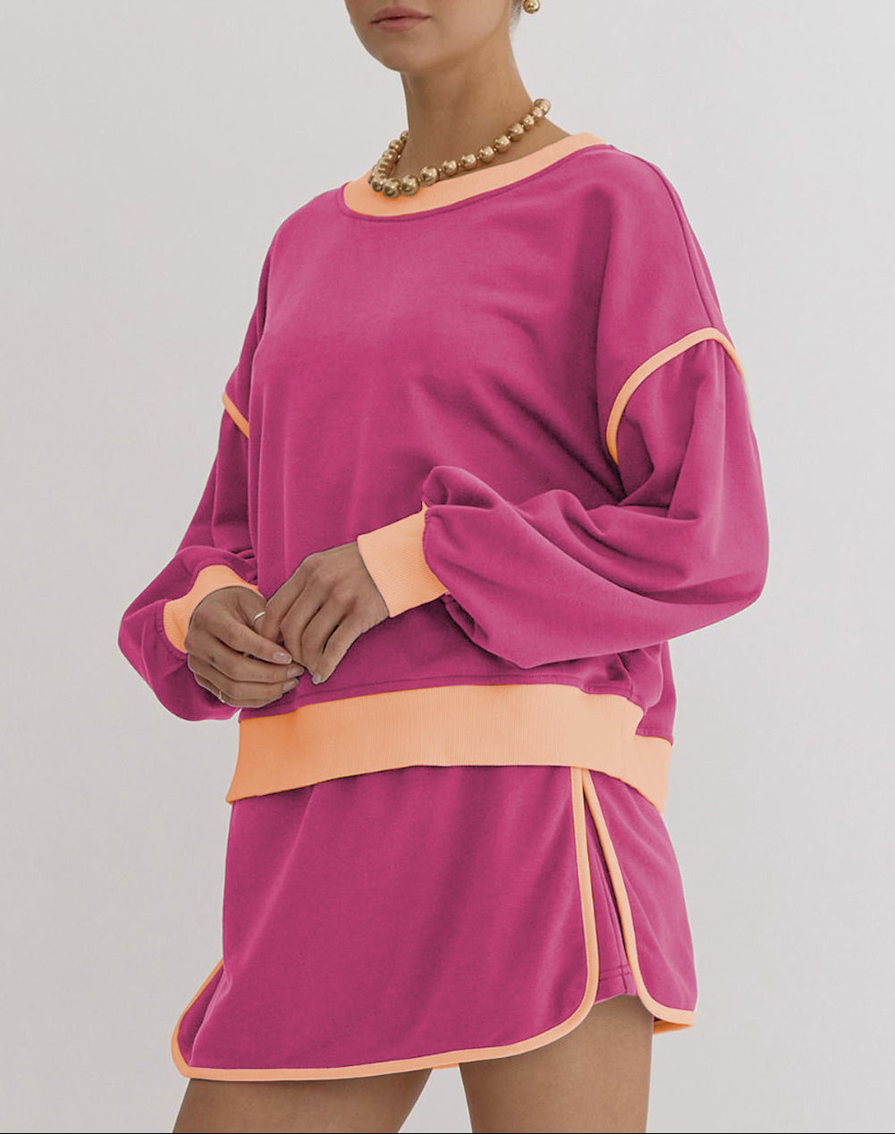Pullover and Skort Set