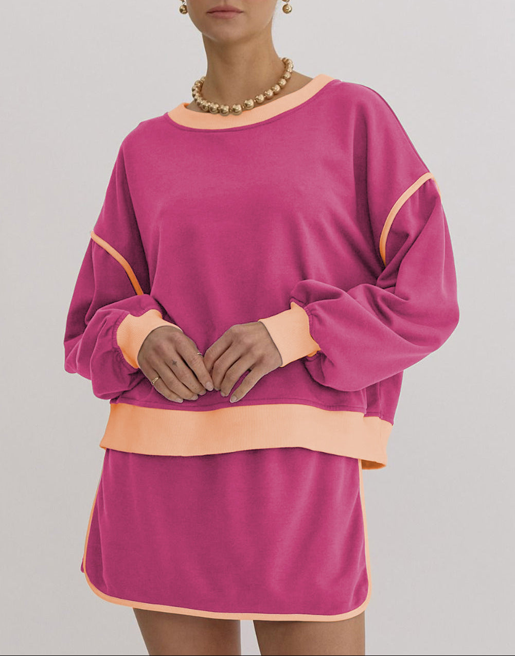 Pullover and Skort Set