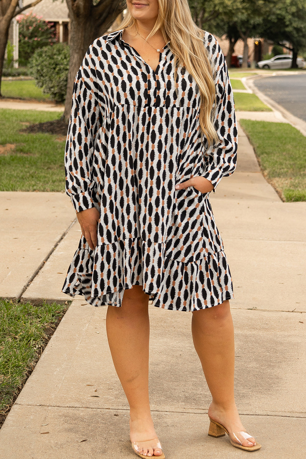 Plus Size Mini Dress