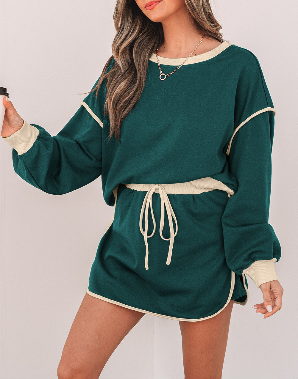 Pullover and Skort Set