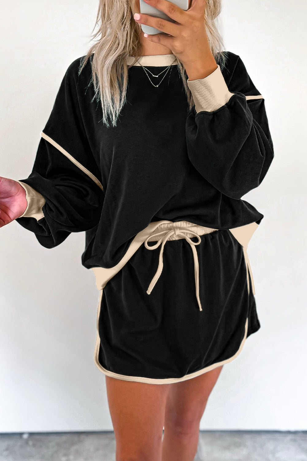 Pullover and Skort Set