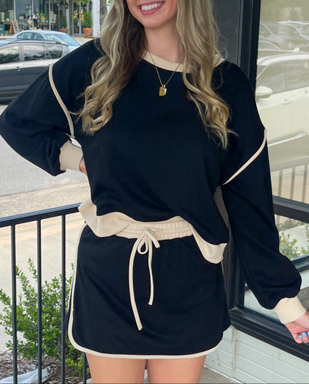 Pullover and Skort Set