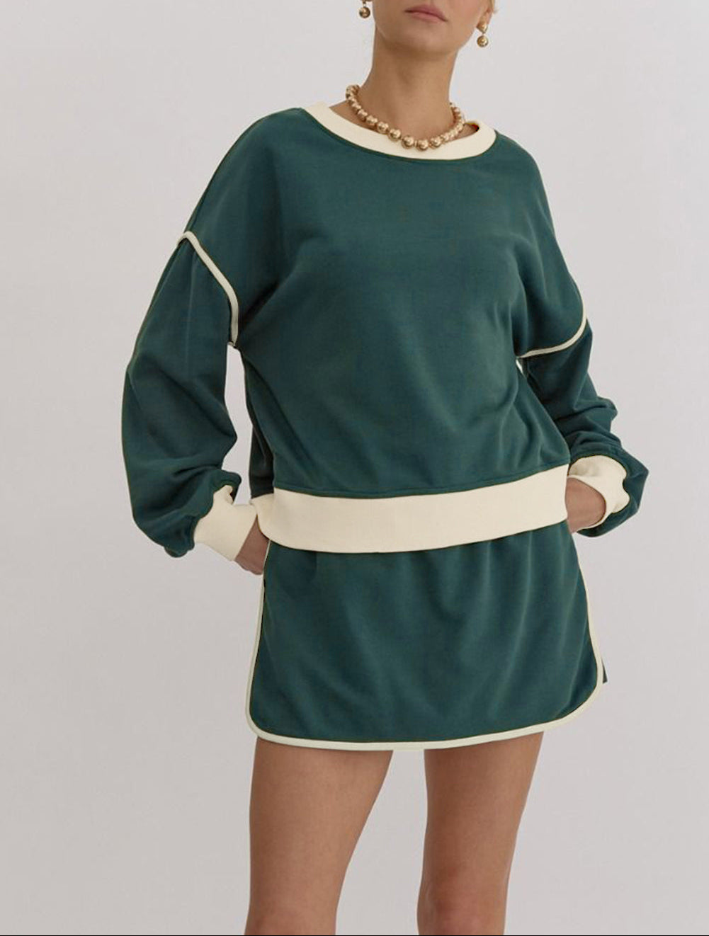 Pullover and Skort Set