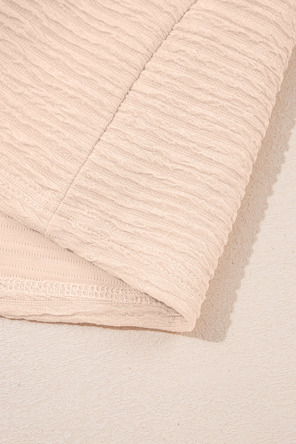 2 Piece Textured V Neck Set