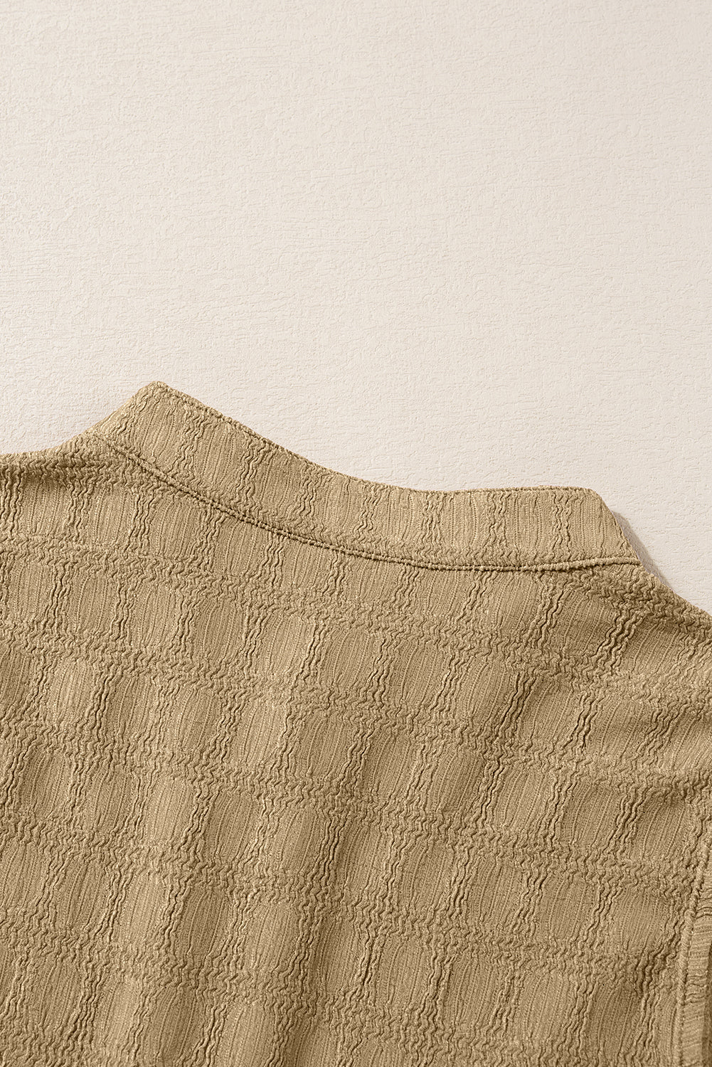 Split Textured Tank Top