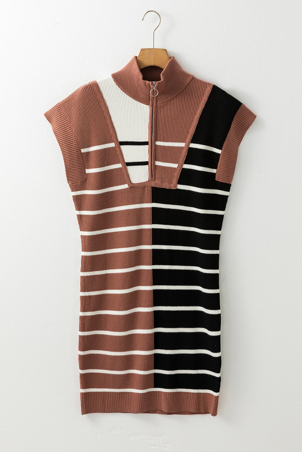 Quarter Zip Sweater Dress