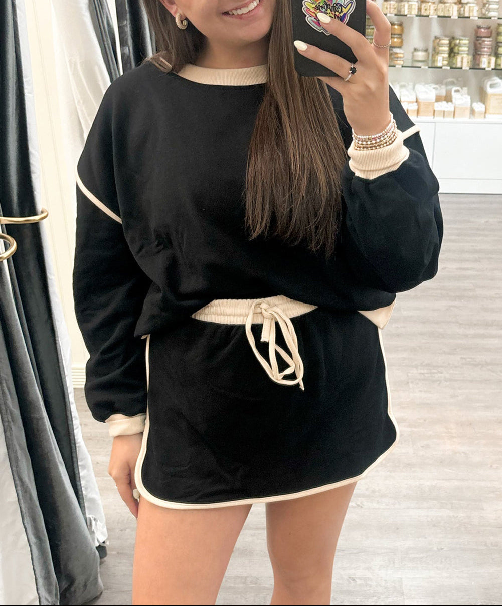 Pullover and Skort Set