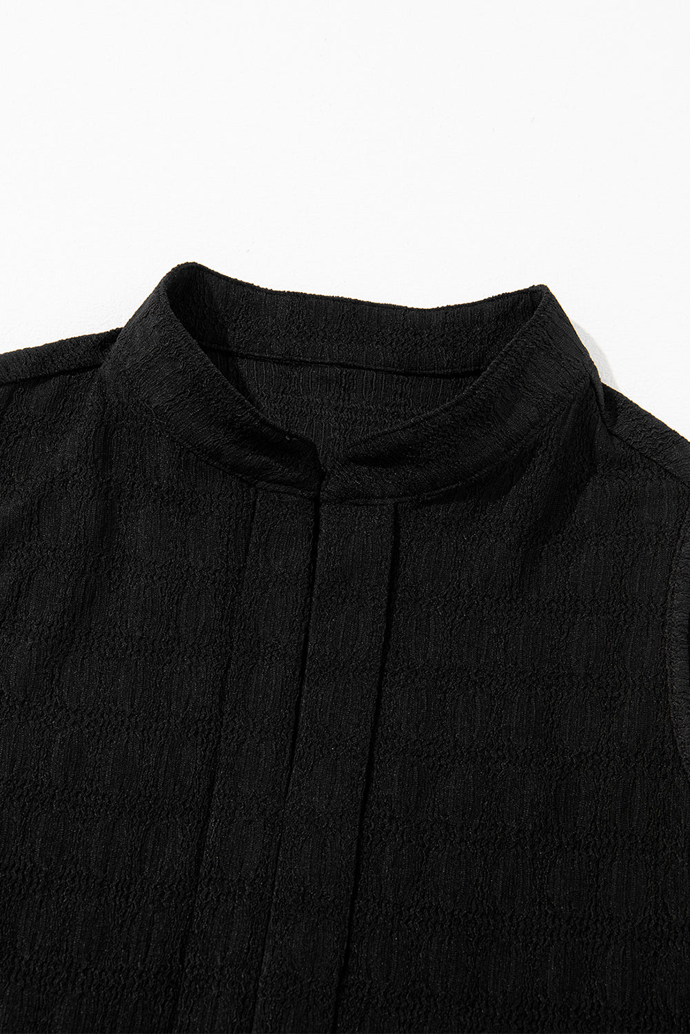 Split Textured Tank Top